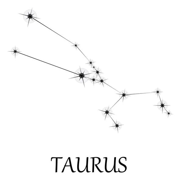 Signo zodiacal de Tauro. — Archivo Imágenes Vectoriales