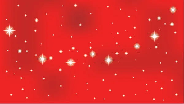 Estrella brillante sobre un fondo vectorial rojo . — Archivo Imágenes Vectoriales