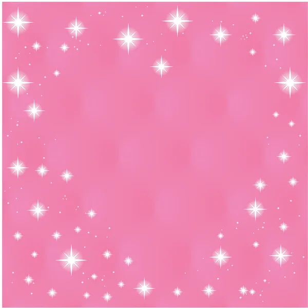 ピンクの背景の幸せのバレンタインの日グリーティング カード — ストックベクタ