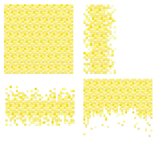 Set di modelli da 4 pixel per il tuo design — Vettoriale Stock