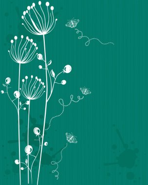 Floral_pattern_green clipart
