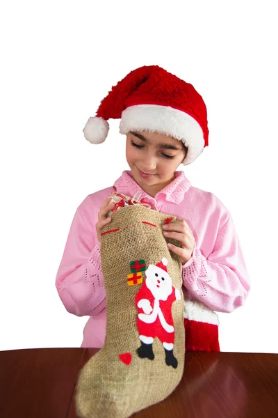 Girl with hat — Stock Photo, Image