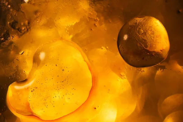 Fondo Abstracto Decorativo Con Luces Amarillas Doradas Concepto Vida Extraterrestre —  Fotos de Stock