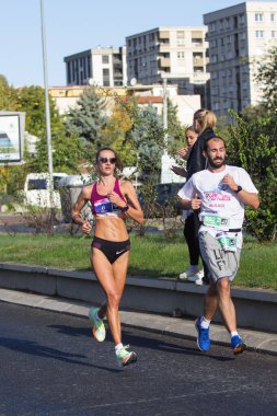 ÜSKÜP - Ekim 02: Üsküp Maratonu 'na 2 Ekim 2022' de Makedonya 'nın Üsküp kentinde 8 bin 500' den fazla kayıtlı koşucu katıldı.