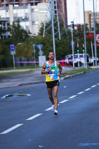 Skopje October 8500 Registered Runners Participate Skopje Marathon October 2022 — стоковое фото