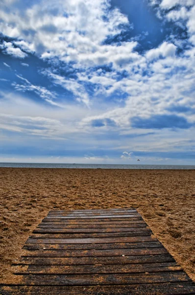 Beach road — Stock Photo, Image