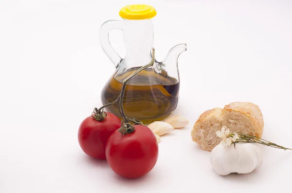 Desayuno mediterráneo saludable — Foto de Stock