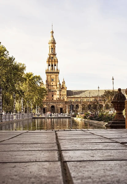 Spanje plein, Sevilla — Stockfoto