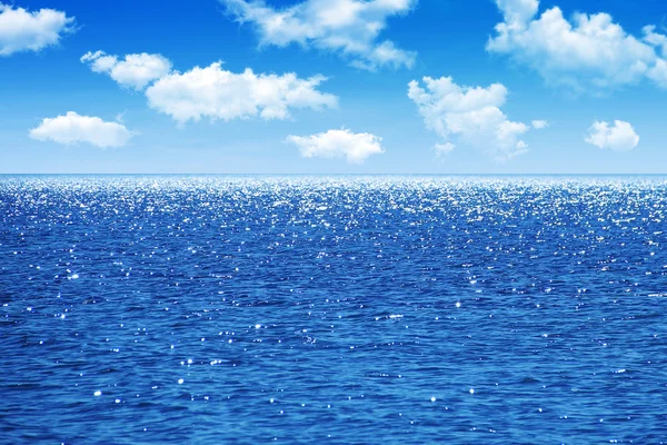 Morze w połysk — Zdjęcie stockowe