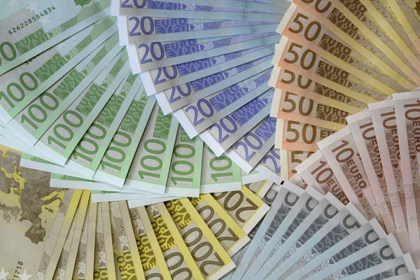 Euro banknotes — Stock Photo, Image