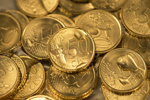 Euro coins — Stock Photo, Image