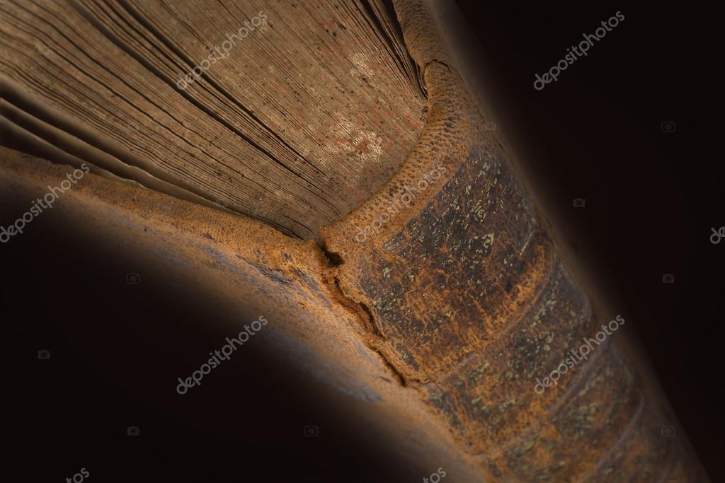 Book of seventeenth century with black background