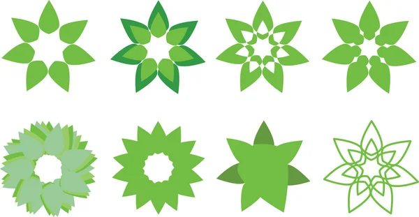 Logos für Naturbetriebe — Stockvektor