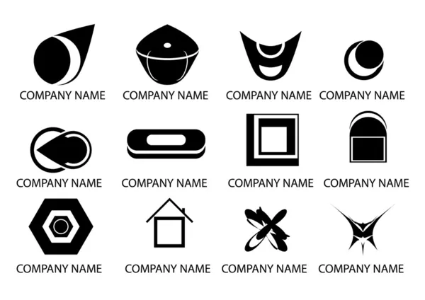 Logos pour les entreprises — Image vectorielle