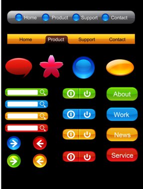 tüm kullanım için renkli Etiketler