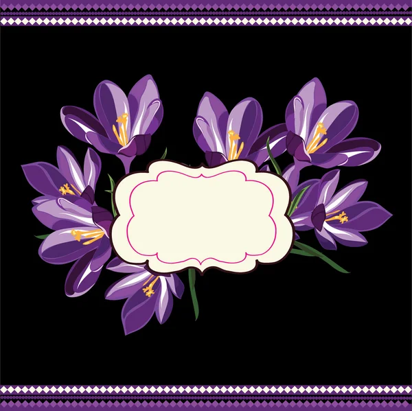 Mooie bloemen pattern.spring achtergrond — Stockvector