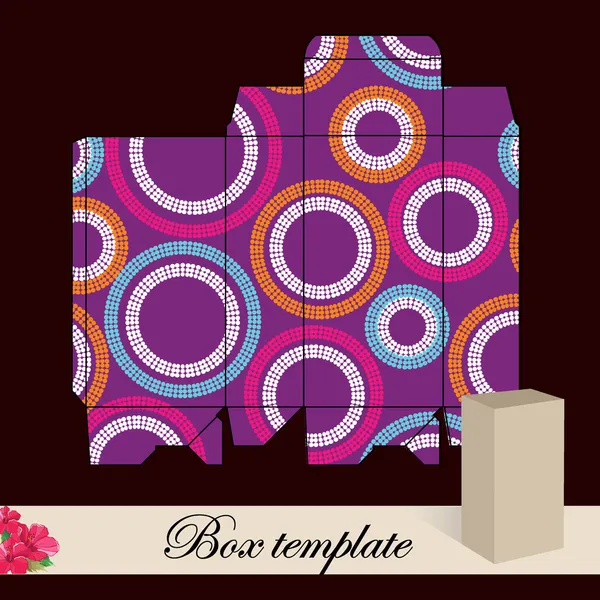 Gift box template. — Stock Vector