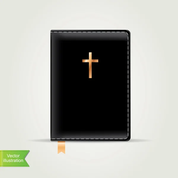 Libro de la Biblia. Ilustración vectorial . — Vector de stock