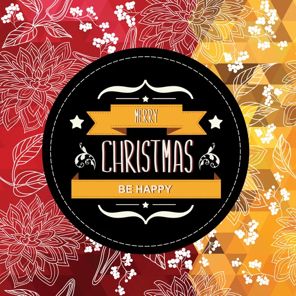 海报快活 christmas.typography.vector 图. — 图库矢量图片