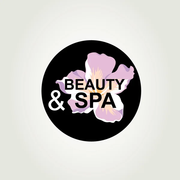Icon design, spa and beauty. — Stock Vector