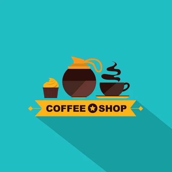 Coffee icon menu. — Stock Vector