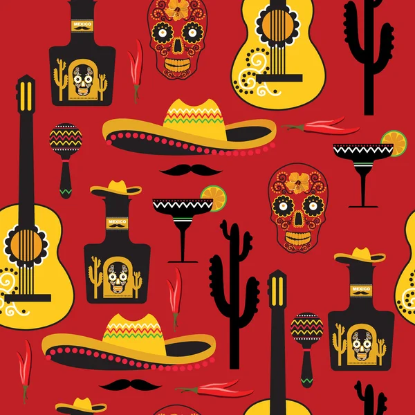 Patrón mexicano — Vector de stock