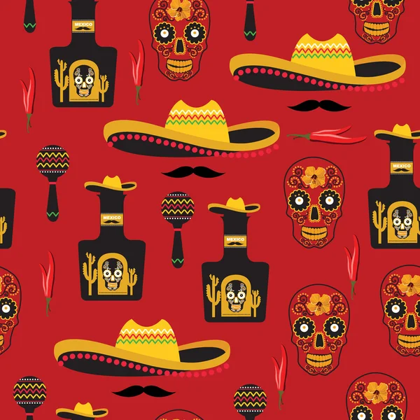 Patrón mexicano — Vector de stock