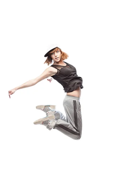 Kız hip-hop dansçısı — Stok fotoğraf