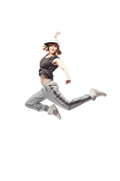 Girl hip-hop dancer — Stock Photo, Image