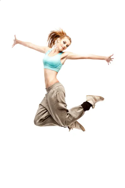 Girl hip-hop dancer Stock Image
