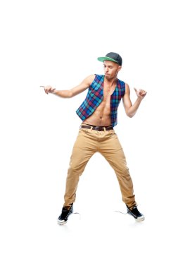 erkek hip-hop dansçısı