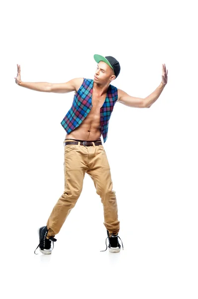 Bailarina masculina de hip-hop —  Fotos de Stock