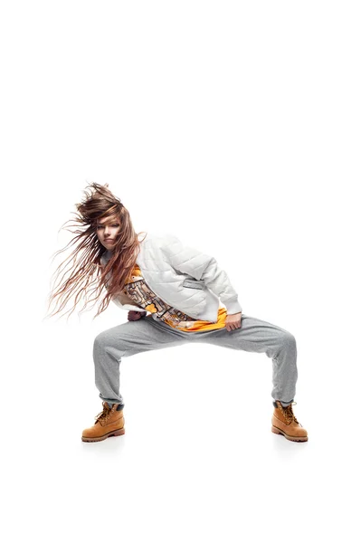 Flicka hip-hop dansare — Stockfoto