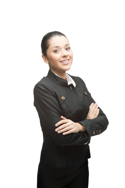 Mujer de negocios sonriente — Foto de Stock