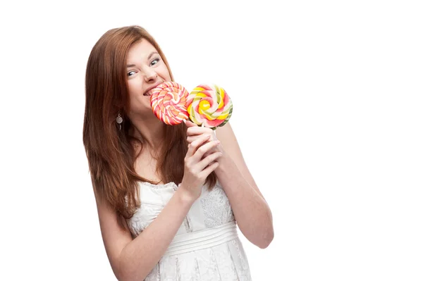 Lustiges Festmädchen — Stockfoto