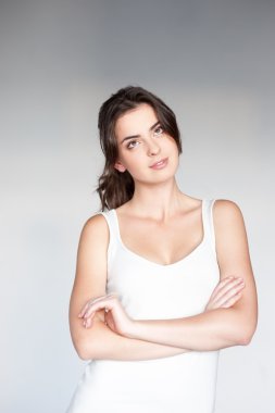 düşünceli kız