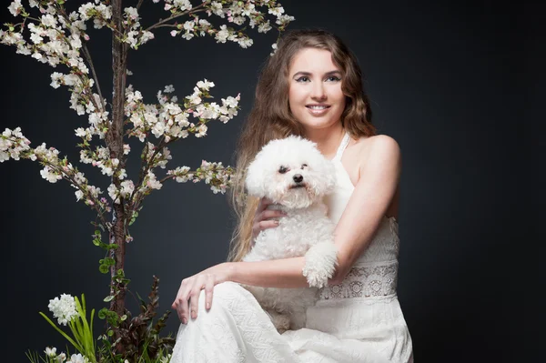 Spring girl — Stock Photo, Image