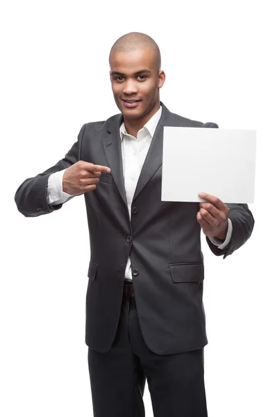 Black businessman — Stock Photo, Image