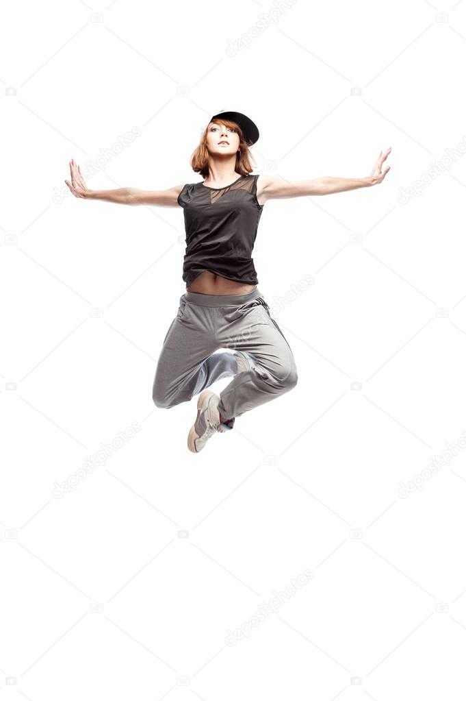 hip-hop woman dancing