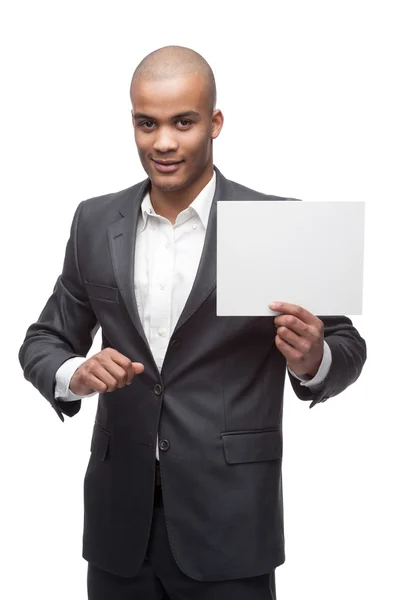 Black businessman — Stock Photo, Image