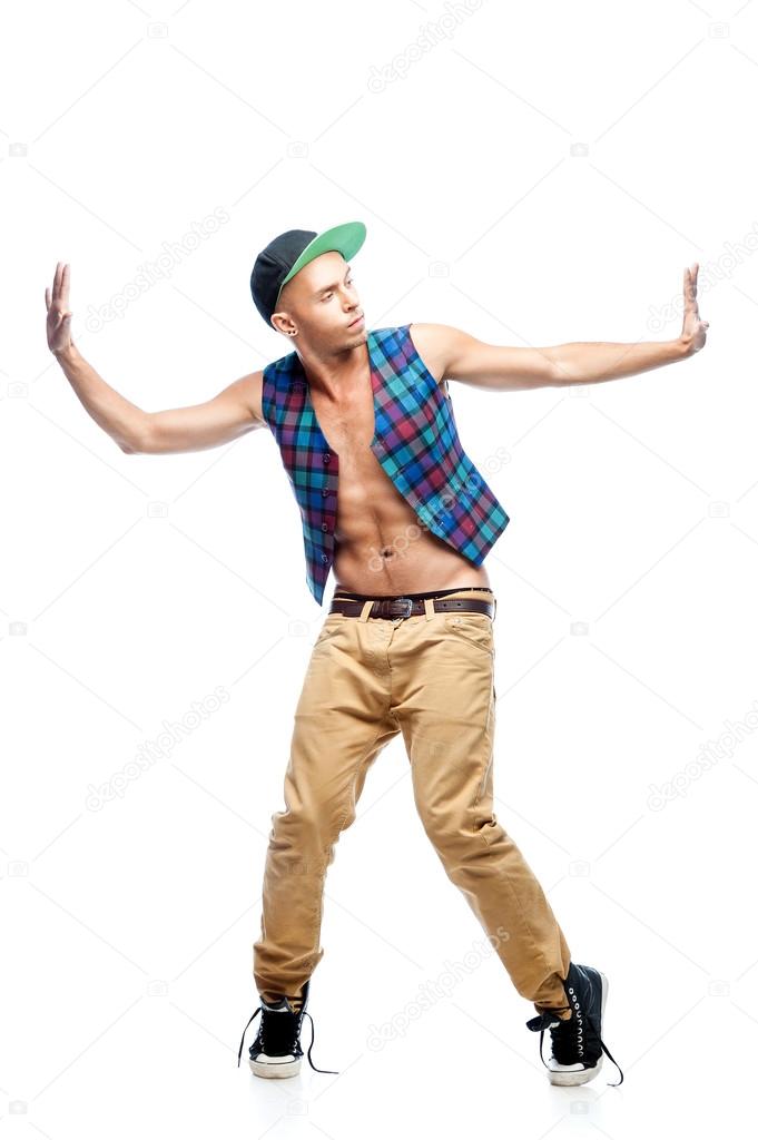 Male hip-hop dancer Stock Photo by ©karpenyuk 39056927
