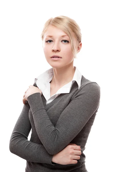 Young calm business woman — Stock Photo, Image