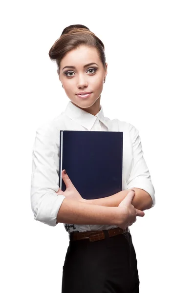 Young smiling business woman — Stock Photo, Image