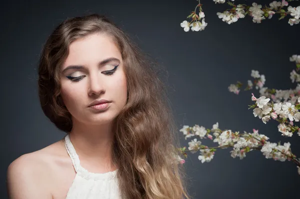 Spring girl — Stock Photo, Image