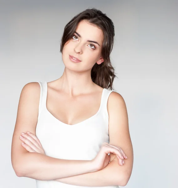 Thoughtful girl — Stock Photo, Image