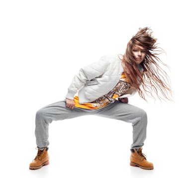 Kız hip-hop dansçısı