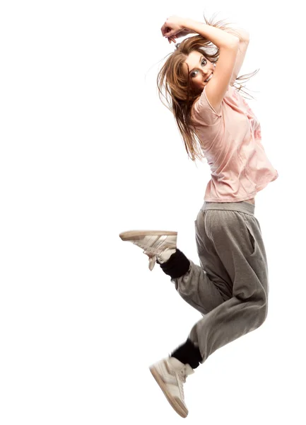 Flicka hip-hop dansare — Stockfoto