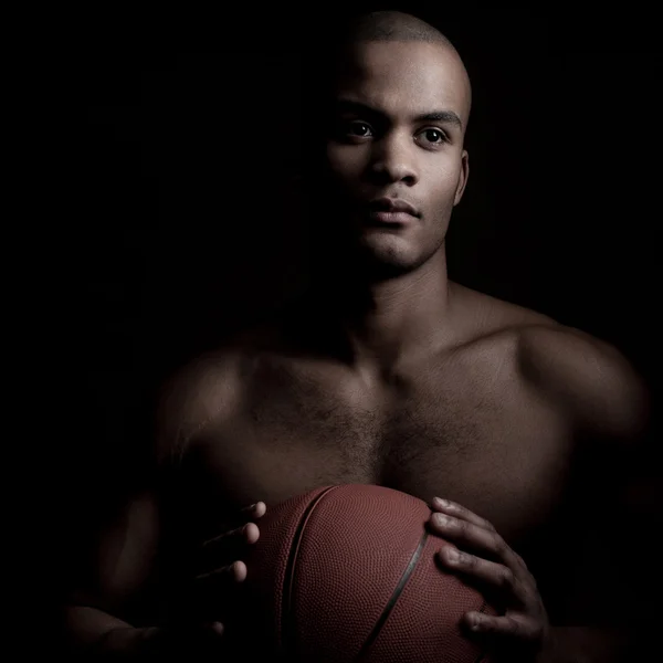 Black athlete — Stock Photo, Image