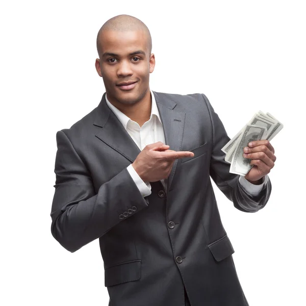 Black businessman — Stock Photo, Image