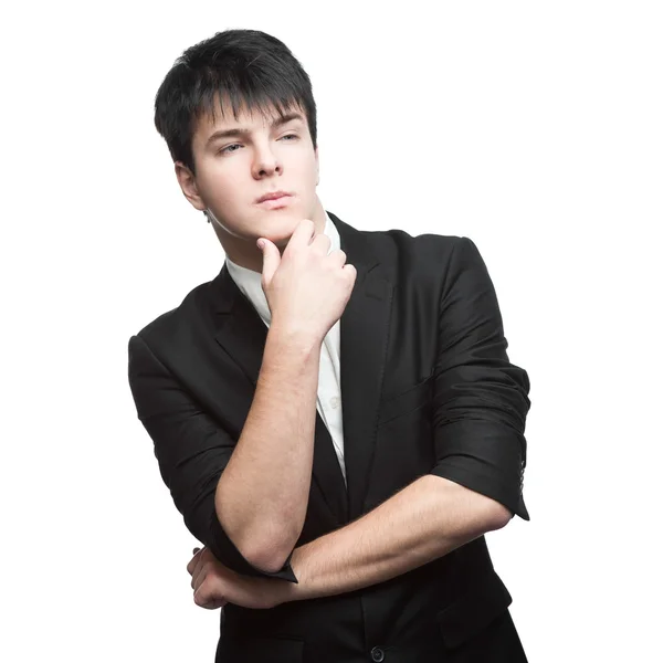 Young thoughtful businessman — Stock Photo, Image